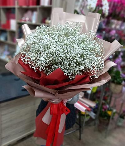 Букет цветов из: Гипсофила в Чике