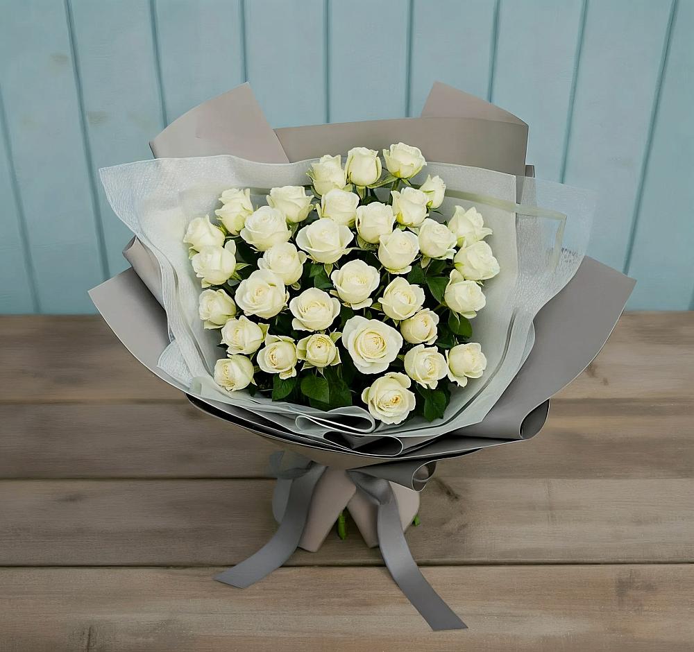 Букет Белоснежная нежность в Чике