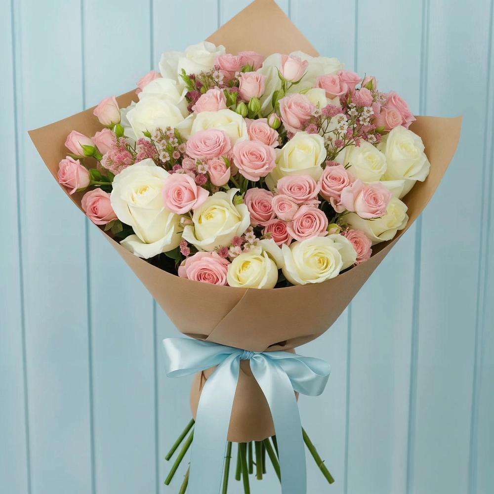 Букет цветов из: Розы в Чике