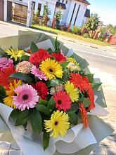 Букет цветов из:  Герберы #REPLACE_PRED# Чике