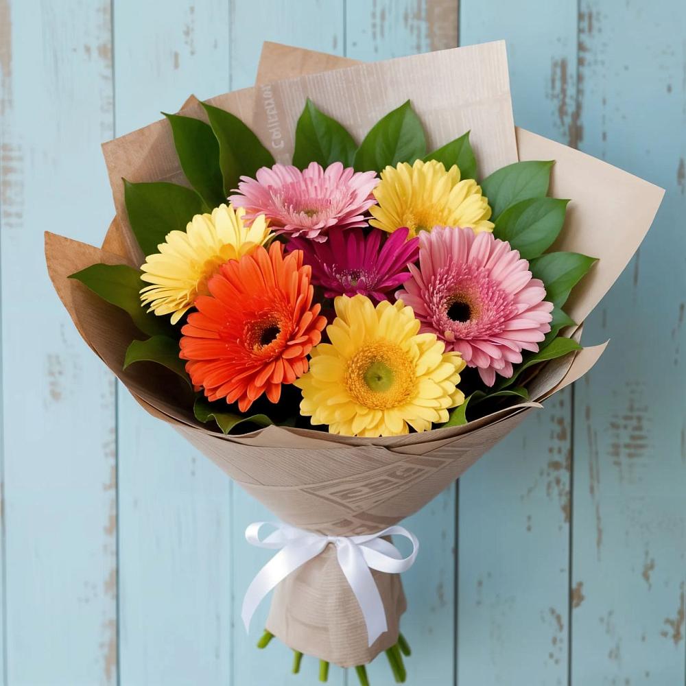 Букет цветов из: Герберы в Чике