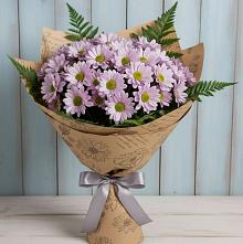 Букет цветов из:  Хризантемы #REPLACE_PRED# Чике