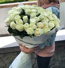 Букет 35 Белых роз #REPLACE_PRED# Чике