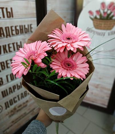 Букет цветов из: Герберы в Чике