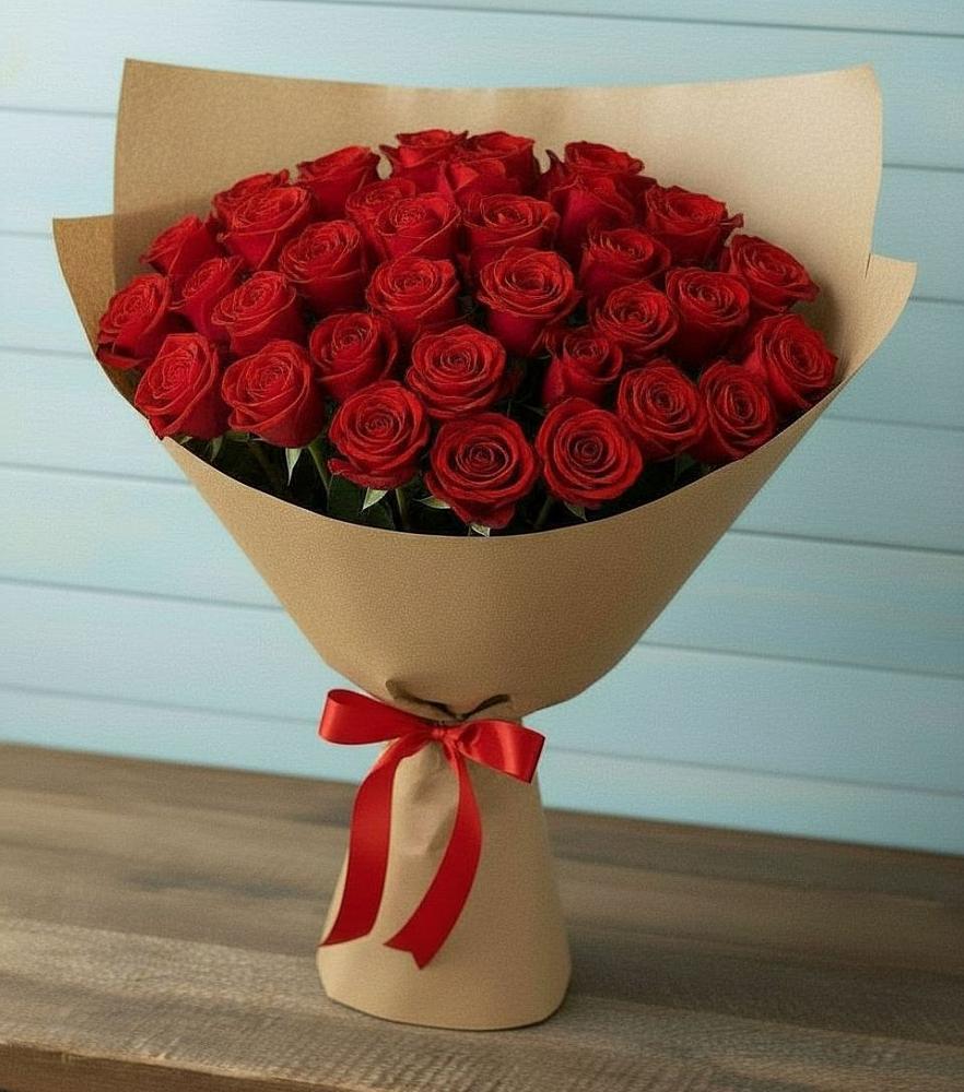 Букет Красные розы Милано в Чике