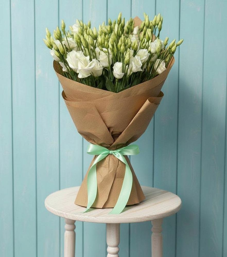 Букет цветов из: Лизиантусы в Чике