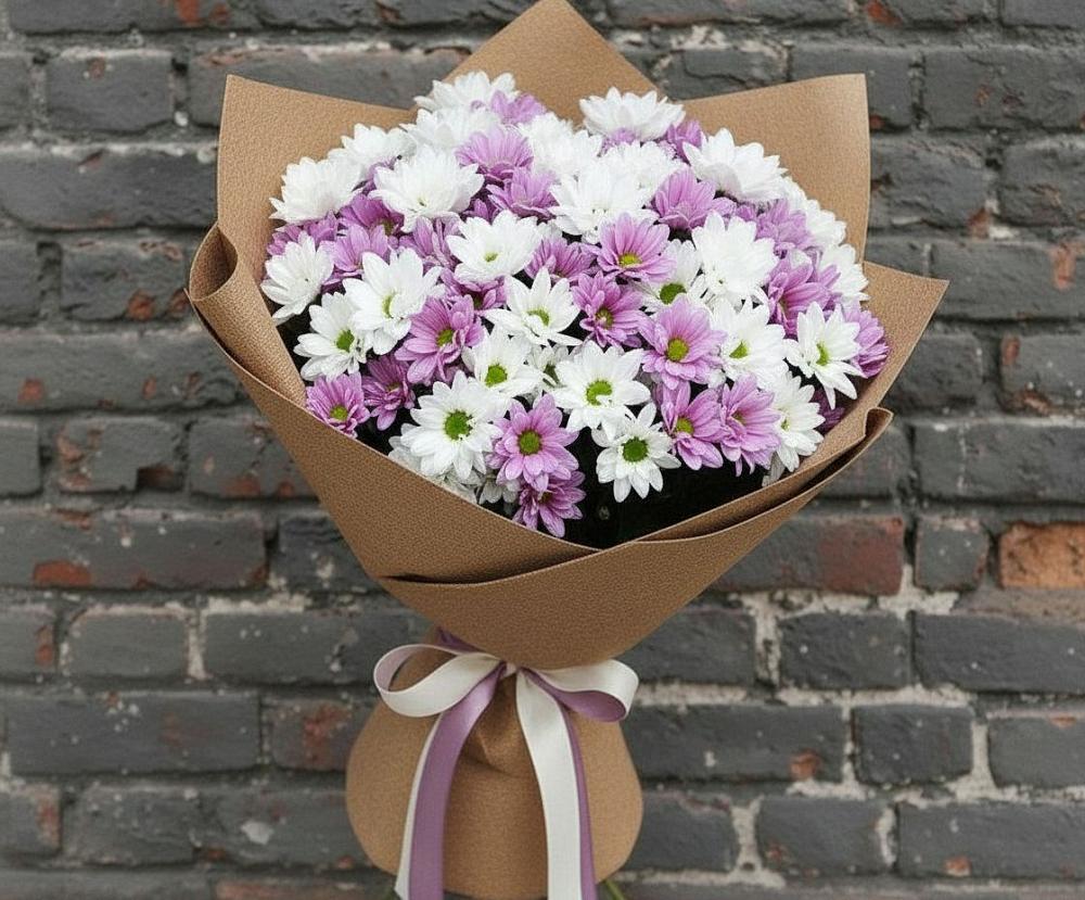 Букет цветов из: Хризантемы в Чике