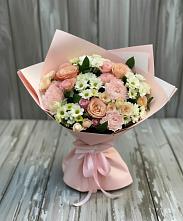 Букет цветов из:  Гвоздики, Розы и Хризантемы #REPLACE_PRED# Чике