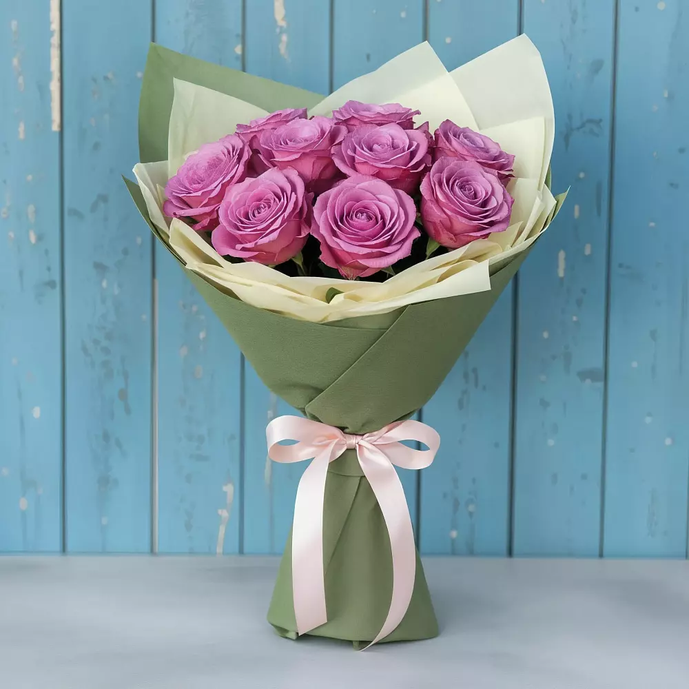 Букет Розы Фёрст Леди в Чике