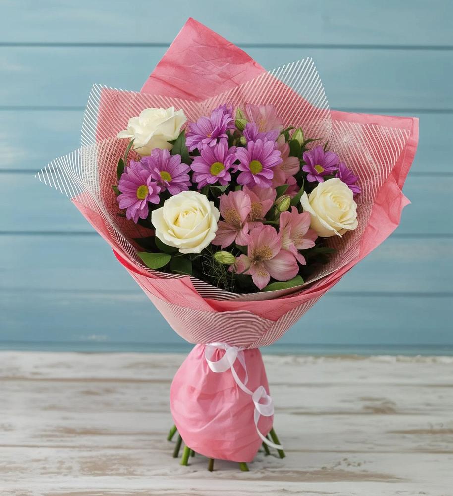 Букет цветов из: Герберы в Чике