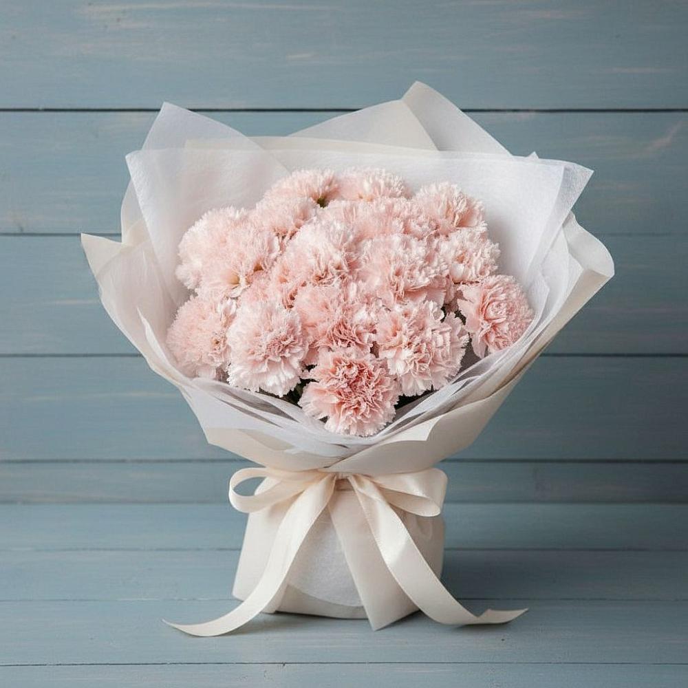 Букет цветов из: Гвоздики в Чике