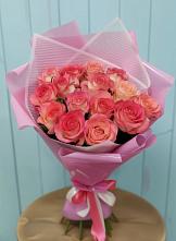 Букет 15 Розовых роз Равель #REPLACE_PRED# Чике